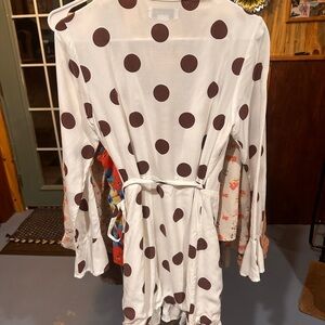 Chic White Polka Dot Dress